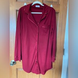Cosabella Deep Red Buttoned Top